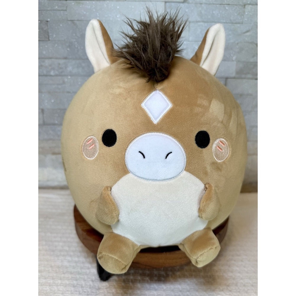 Honeymaru Horse Plush Kawaii Pony Stuffed Animal Mochi Squishmallow Style AQI